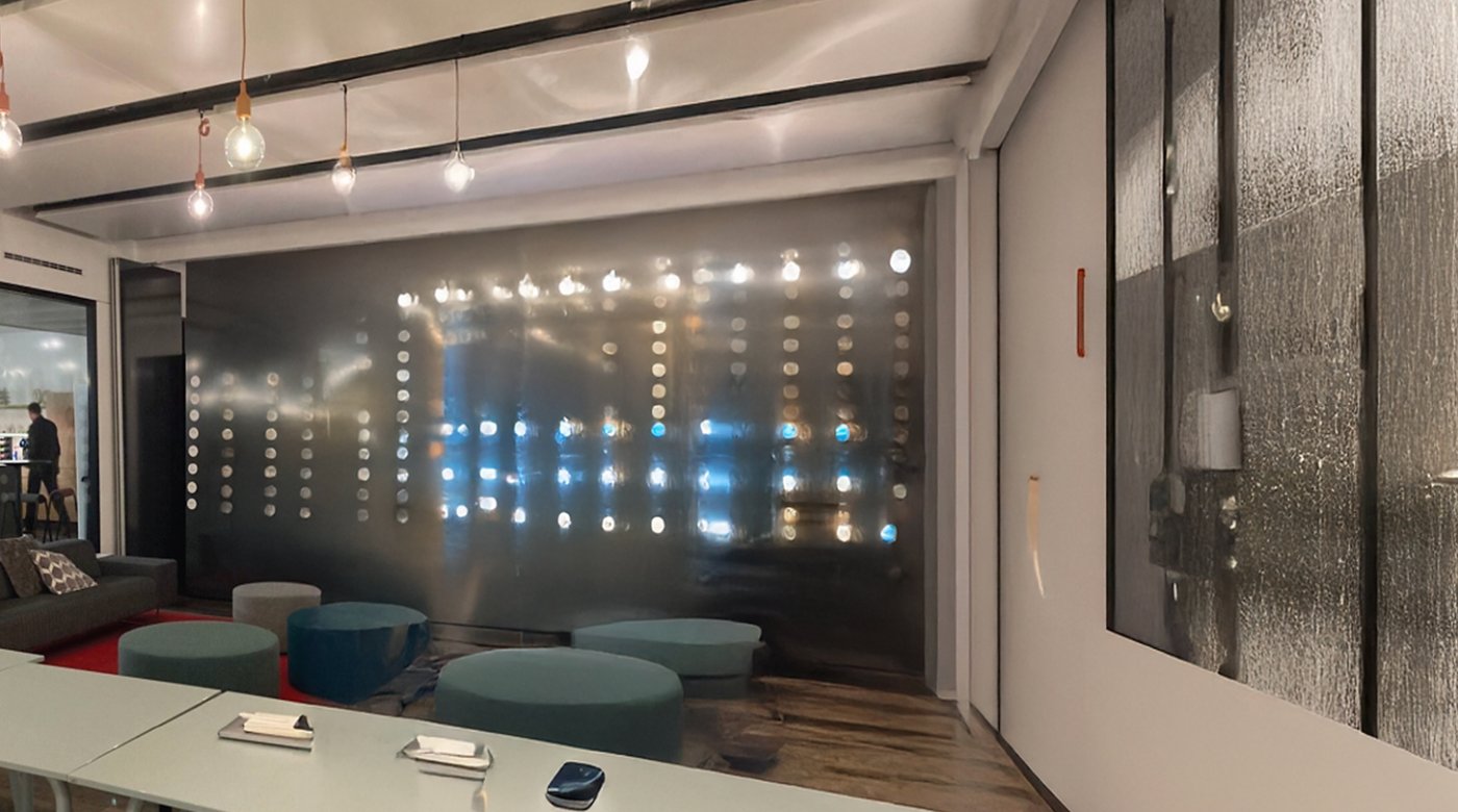 rendering of interior entrance for vital studio