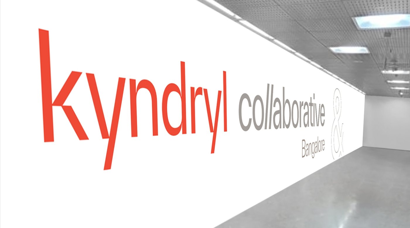 interior feature wall for kyndryl collaborative