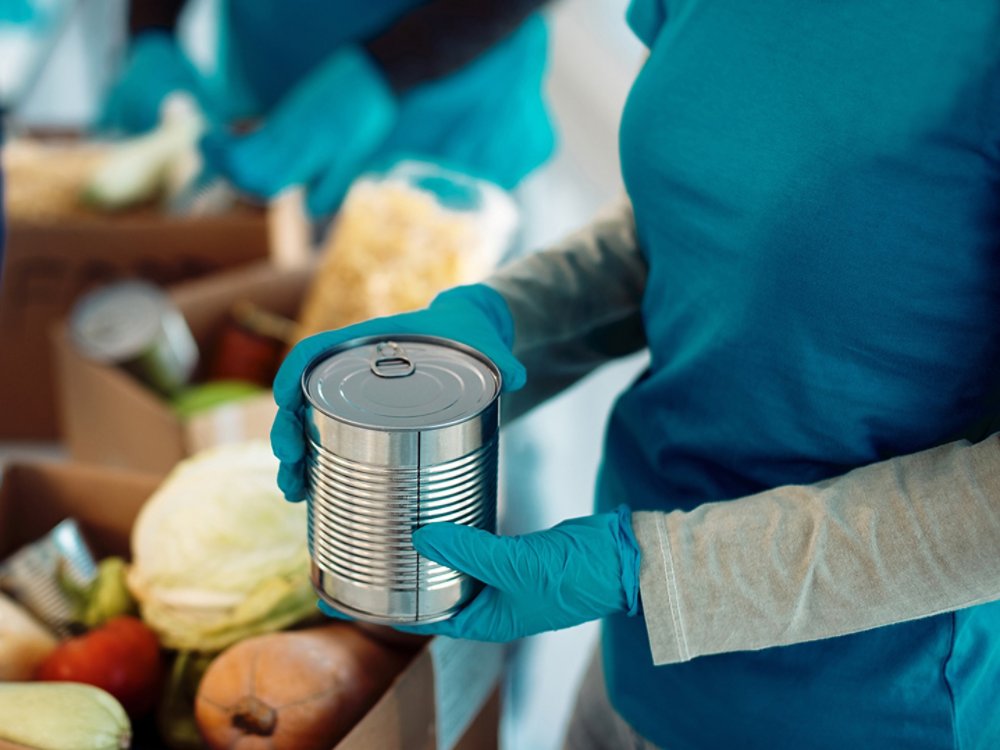 DHS food bank - no sticker