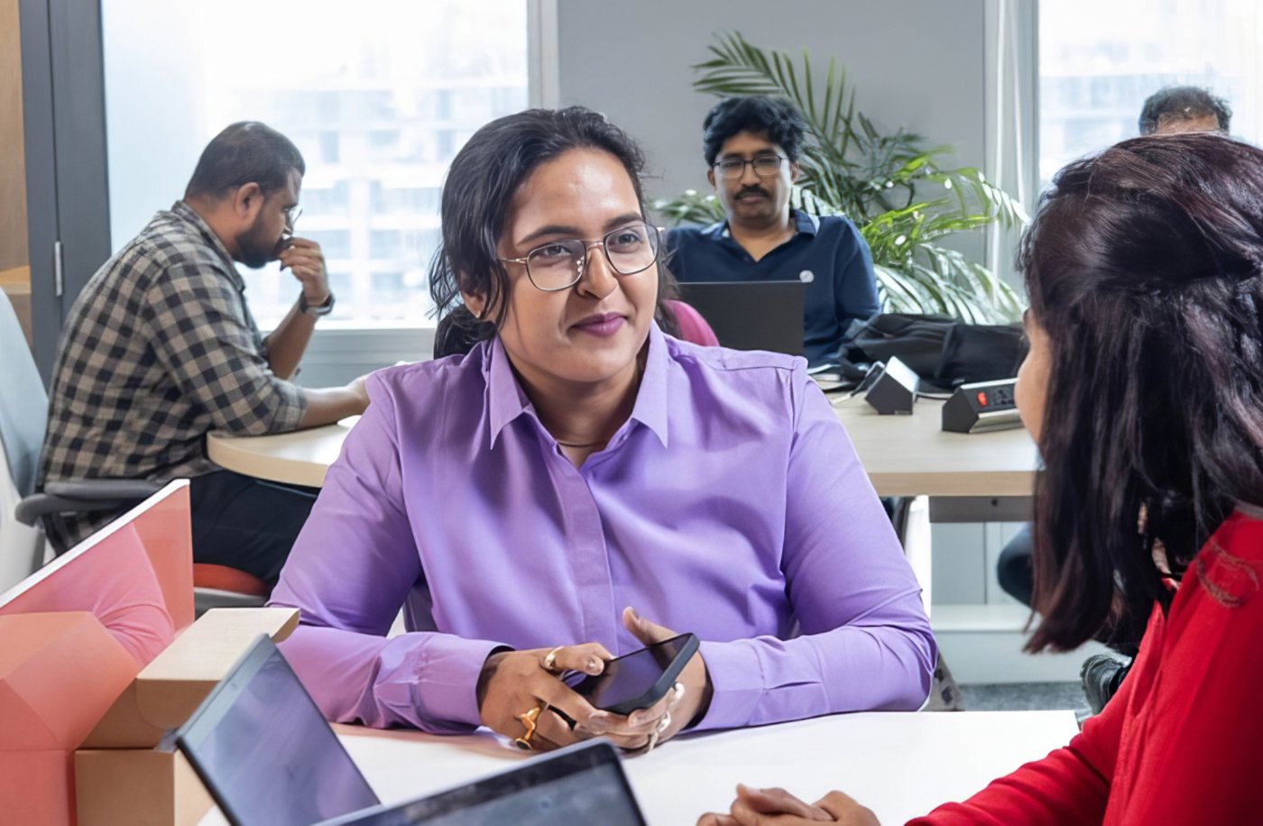 Female smiling Kyndryl employee from India