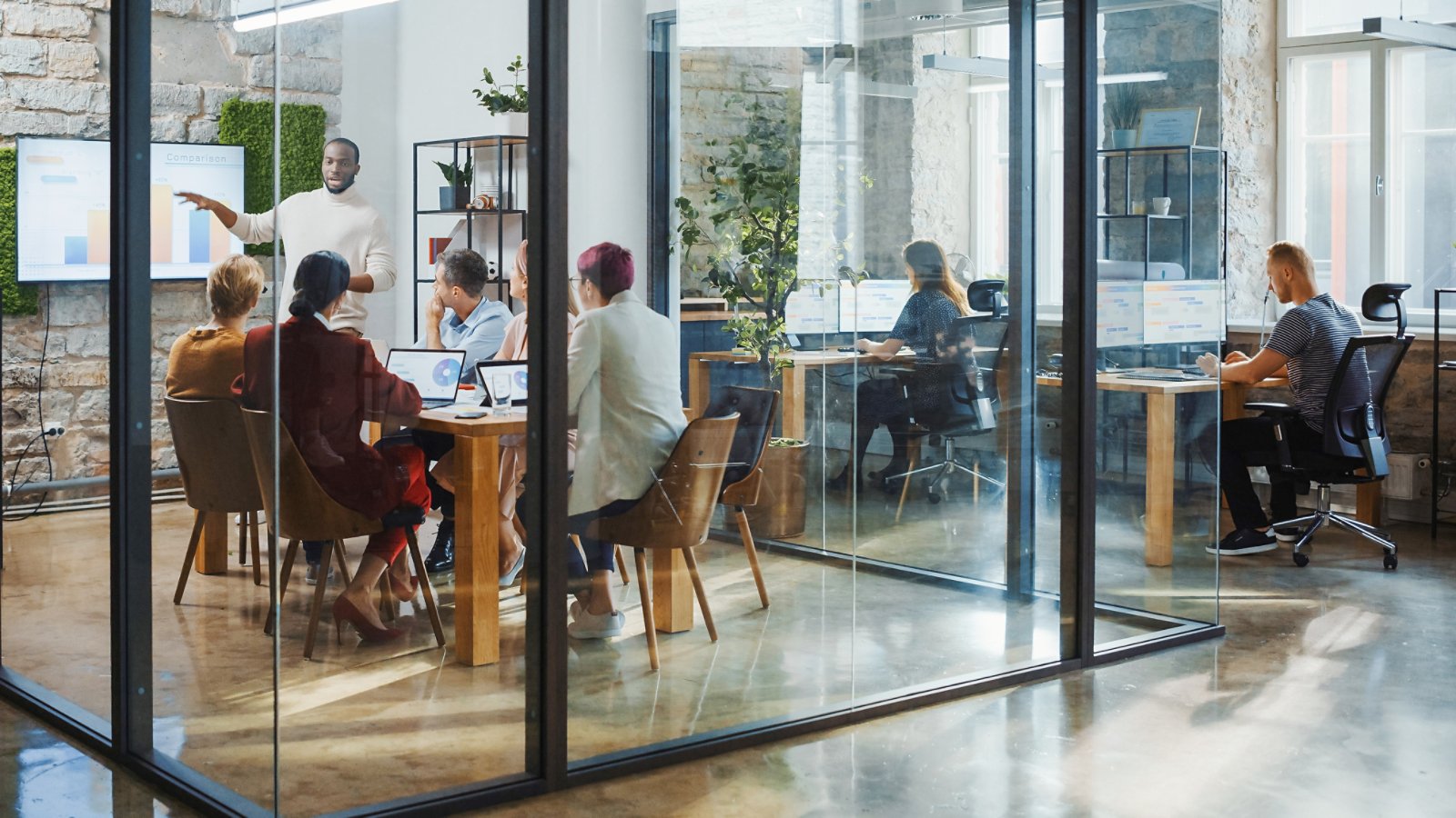 glass offices