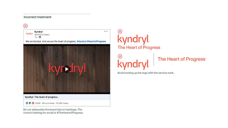 Incorrect brand idea misuse