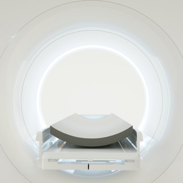 Computertomography on white background- 3D Rendering