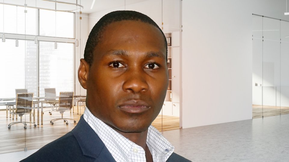 Justin Haley with office background - 4x3 version