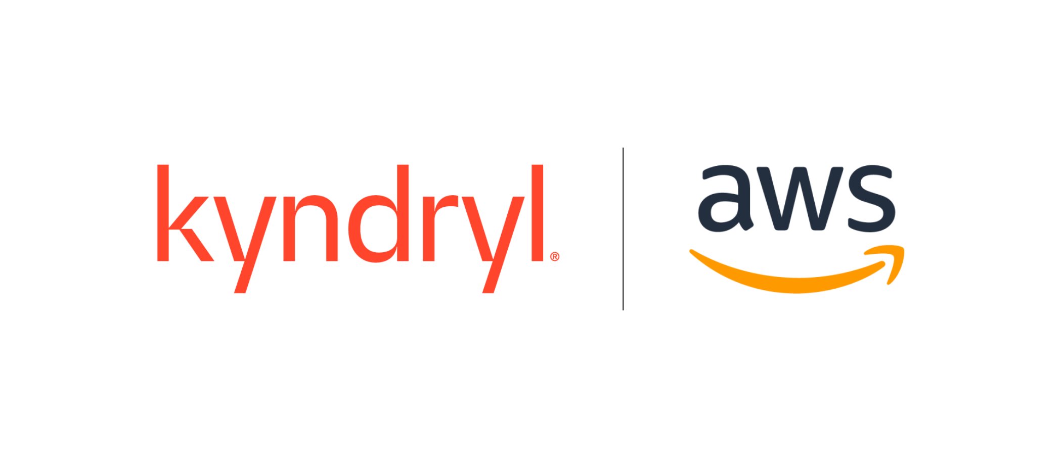 AWS - Kyndryl logo lockup