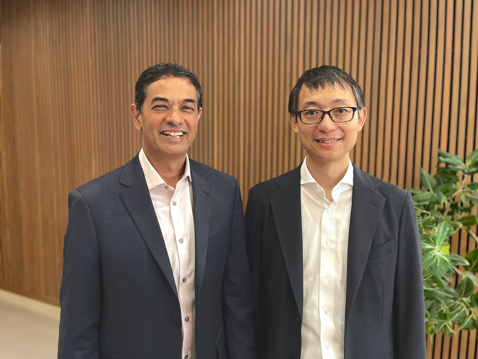 From left: Kyndryl's 2025 Class of Distinguished Engineers, Suraj Subramanian and Dr. Gongyi Liu.