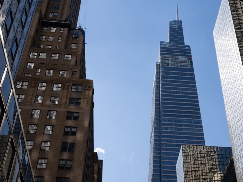 New York, NY, USA - June 4, 2022: The supertall One Vanderbilt skyscraper, designed by Kohn Pedersen Fox.
