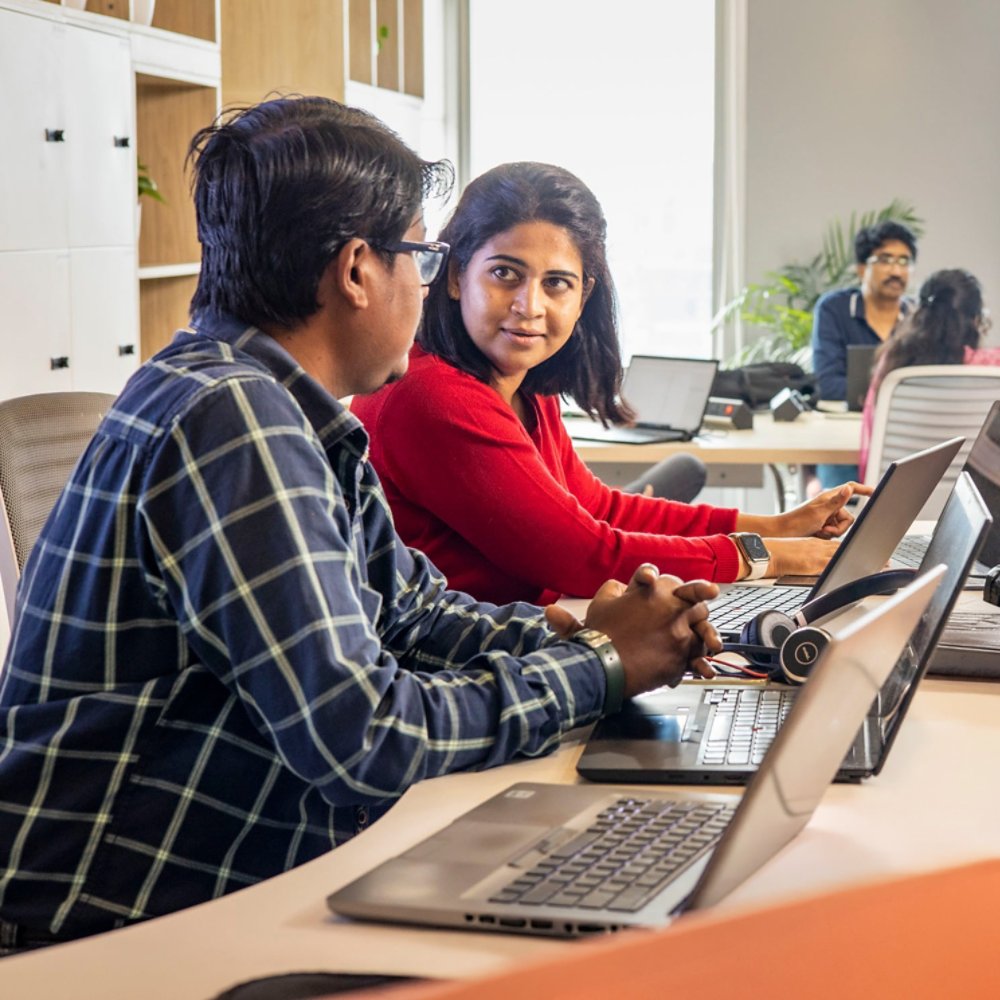 kyndryl India workers - 1x1 format