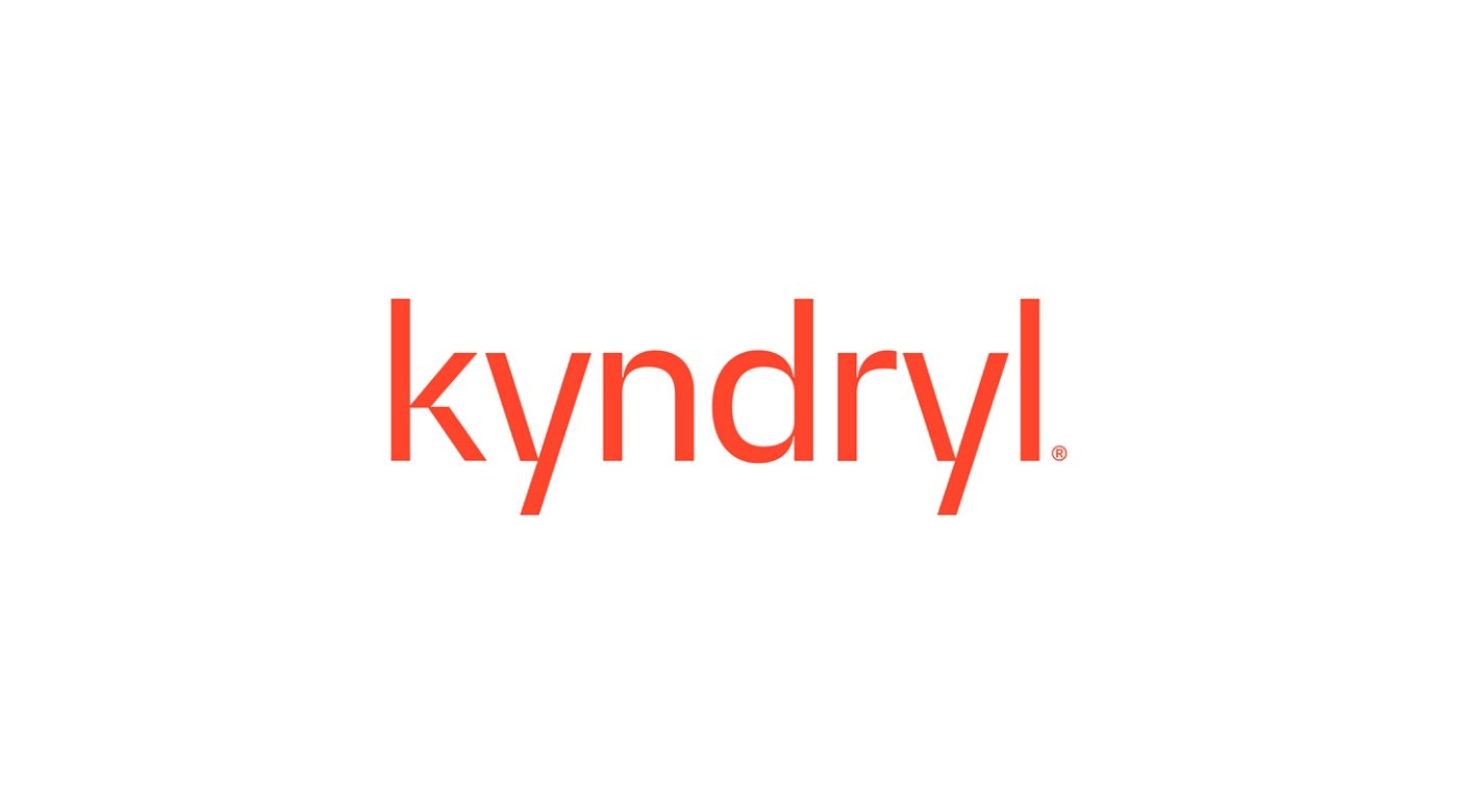 Kyndryl warm red logo on white background 16x9