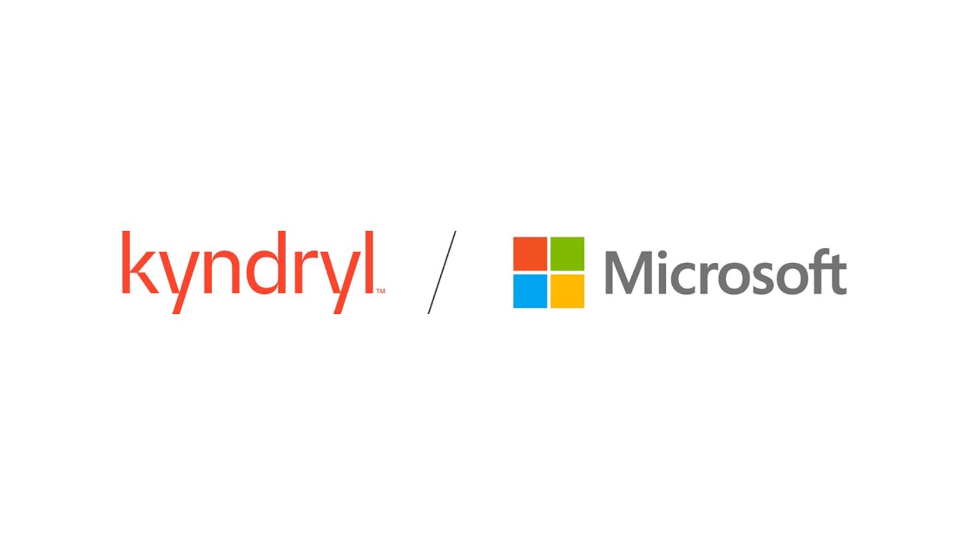 Kyndryl and Microsoft logo lockup