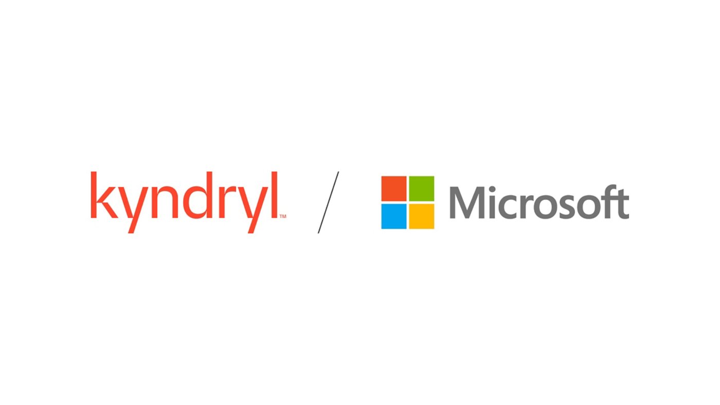 Kyndryl and Microsoft logo lockup