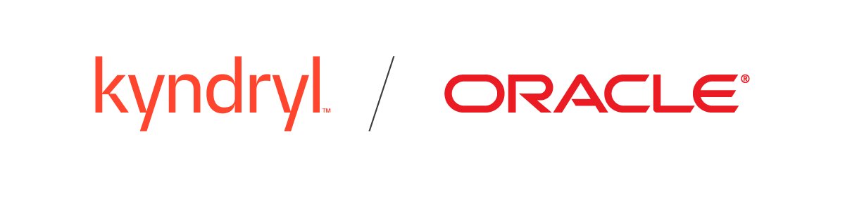 Kyndryl and Oracle logo lock-up