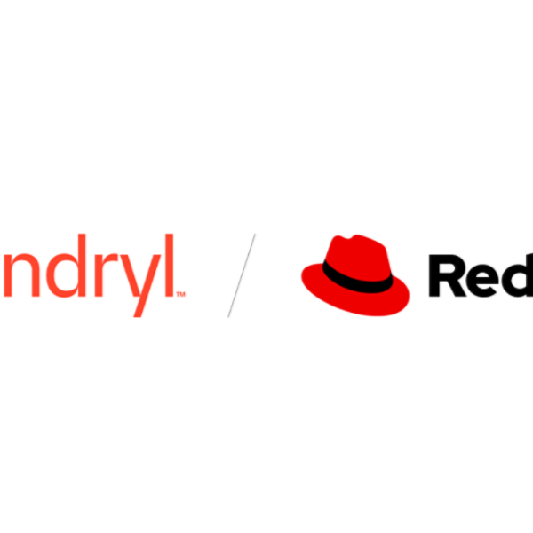 Kyndryl Red Hat Logo Lock Up