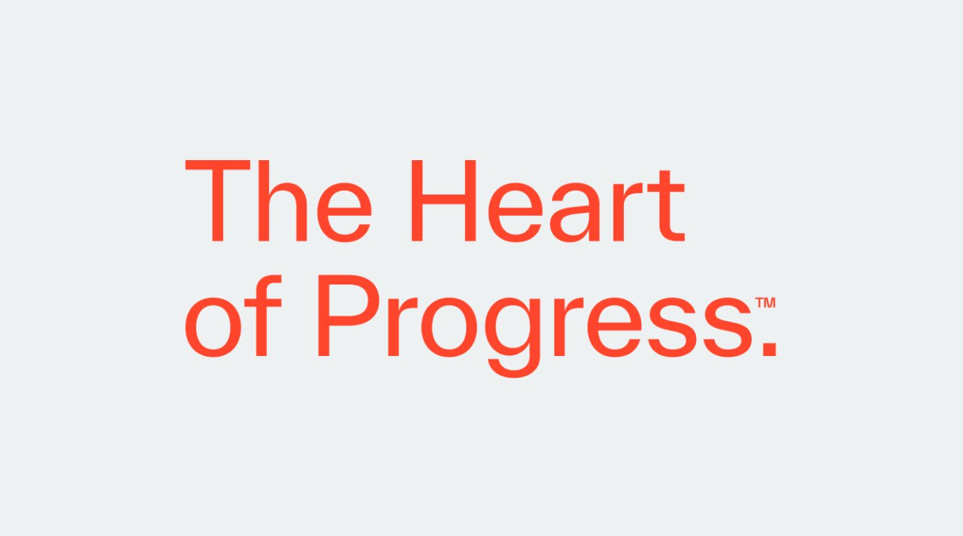 Heart of progress lockup