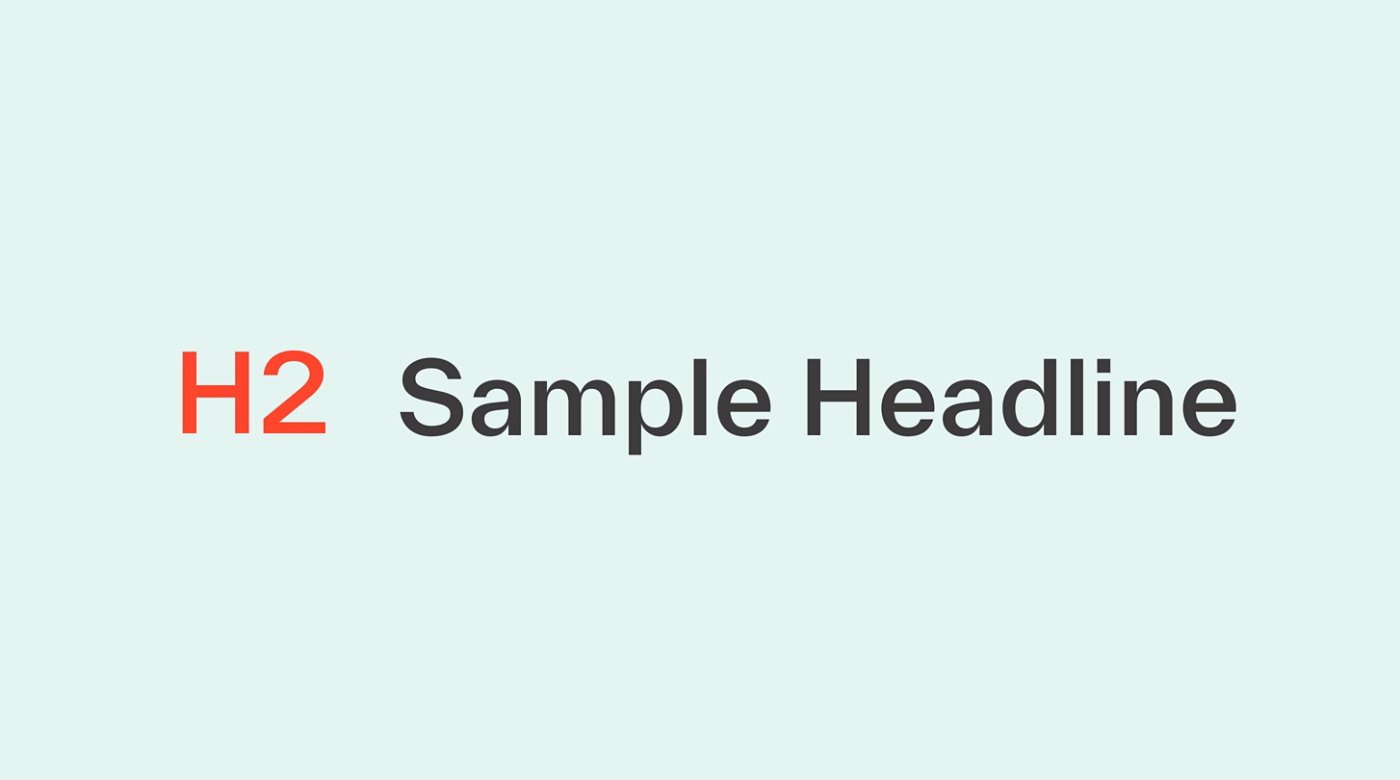 Large headlines example