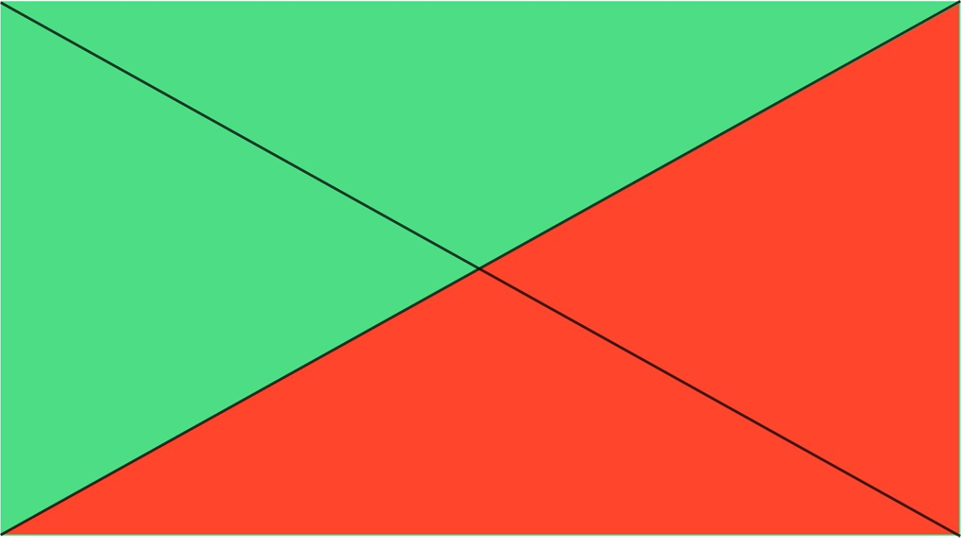 Misuse. Avoid pairing Warm Red and Spring Green, as this combination can look Christmas-y.