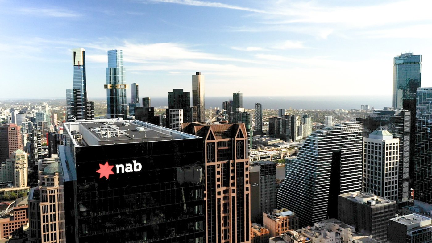 national austraila bank building and skyline