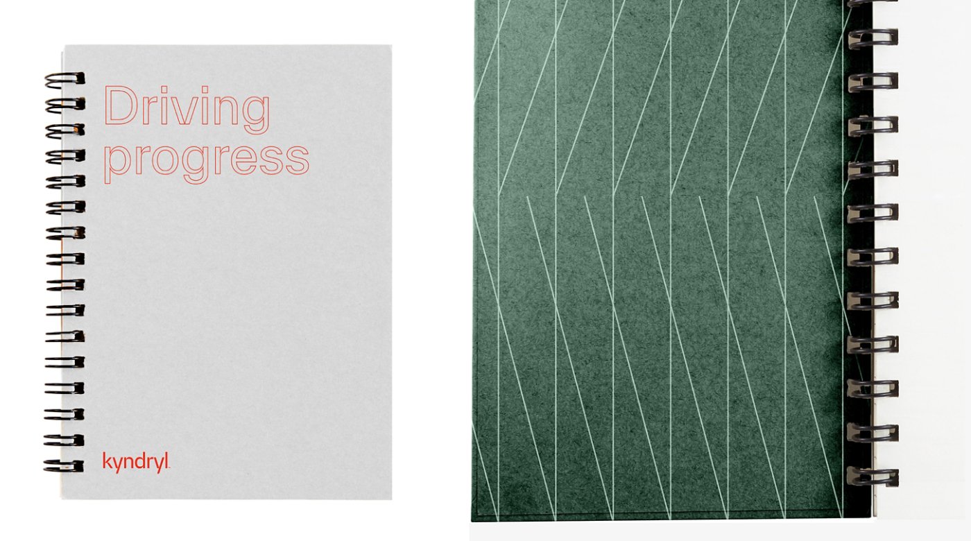 Kyndryl notebook merch