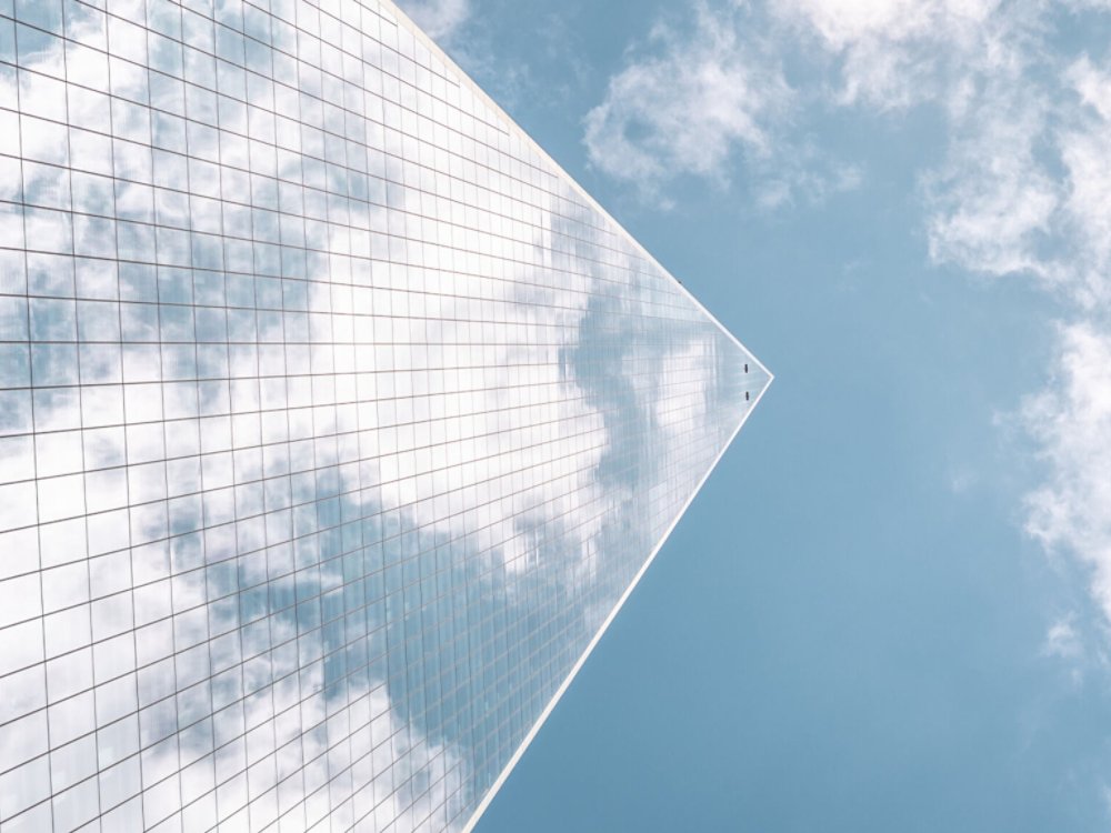 abstract building in New York City