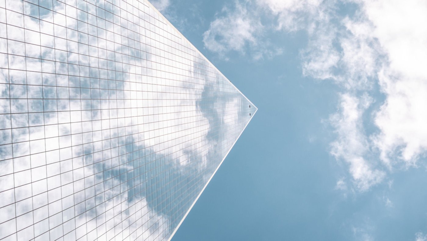 abstract building in New York City