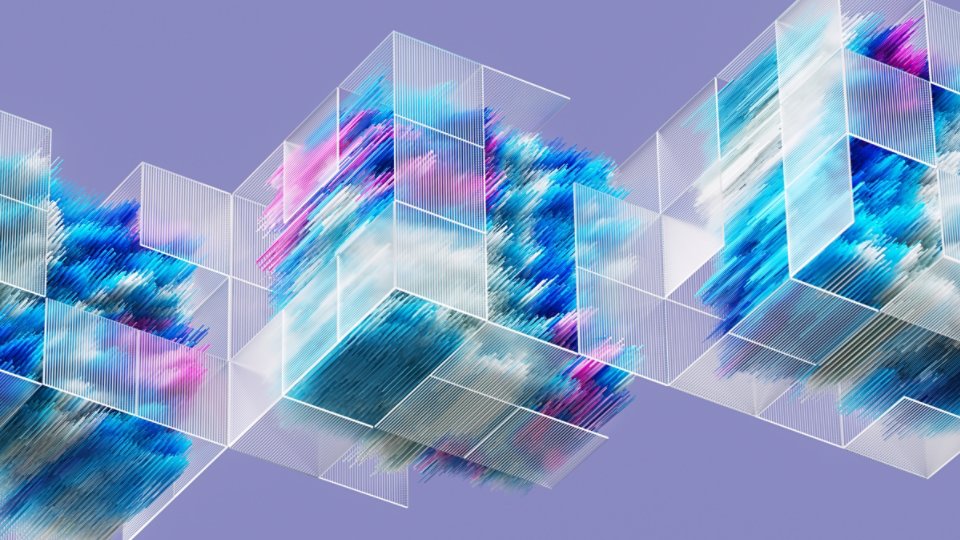 Abstract data flow through transparent modular structures