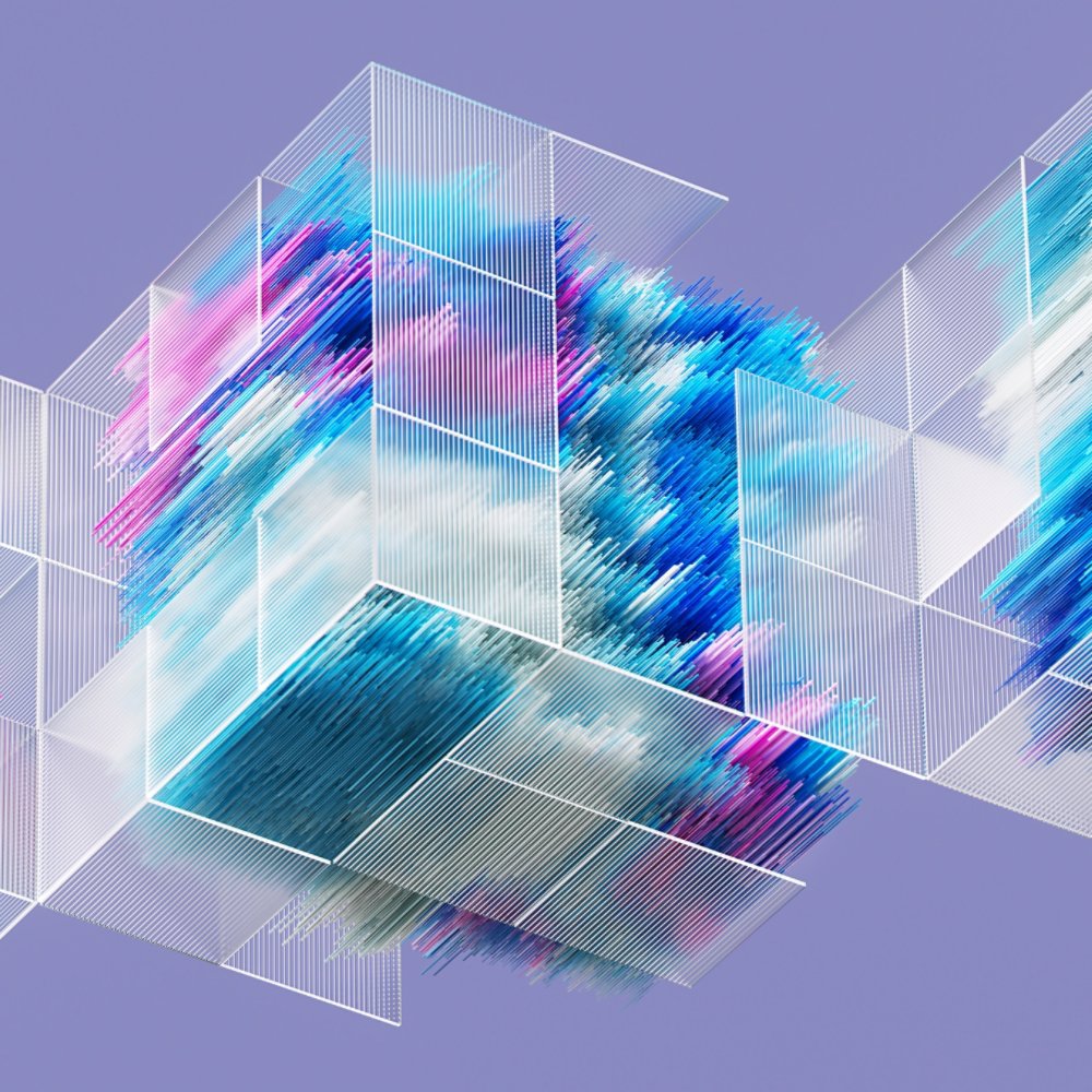 Abstract data flow through transparent modular structures