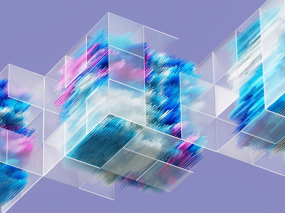 Abstract data flow through transparent modular structures
