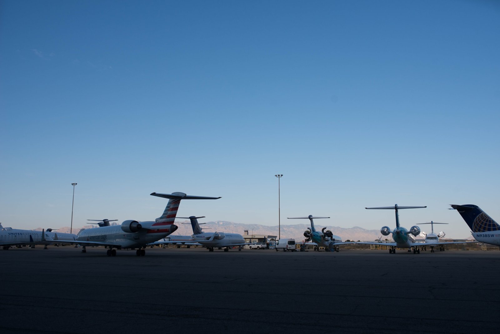 planes on airfield