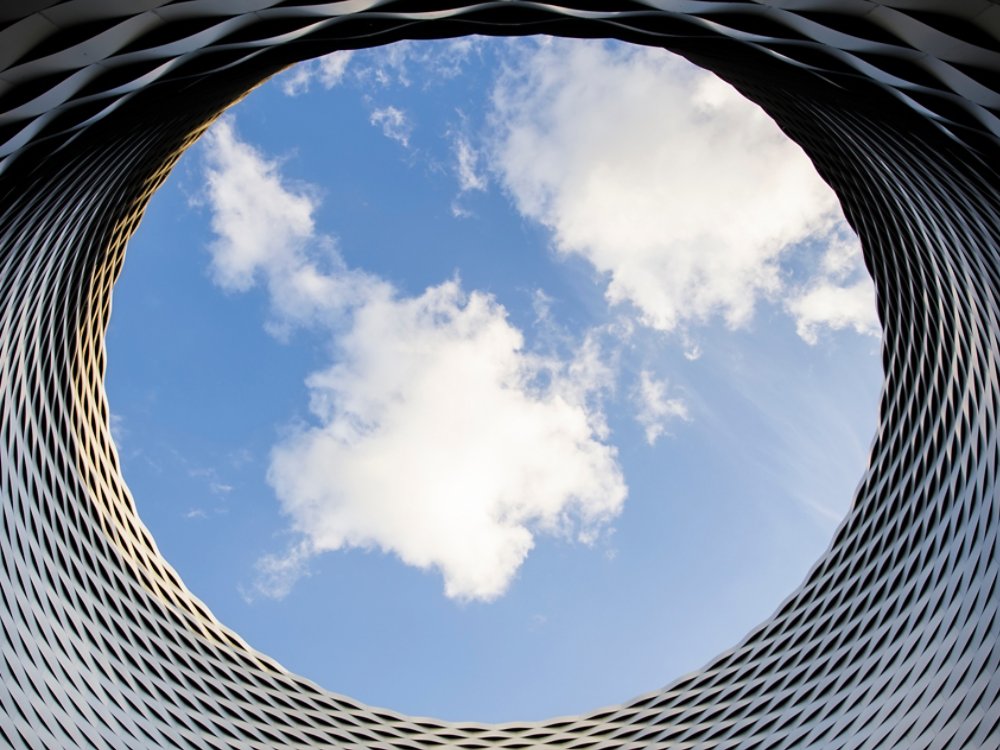 Closeup detail of the modern architecture abstract