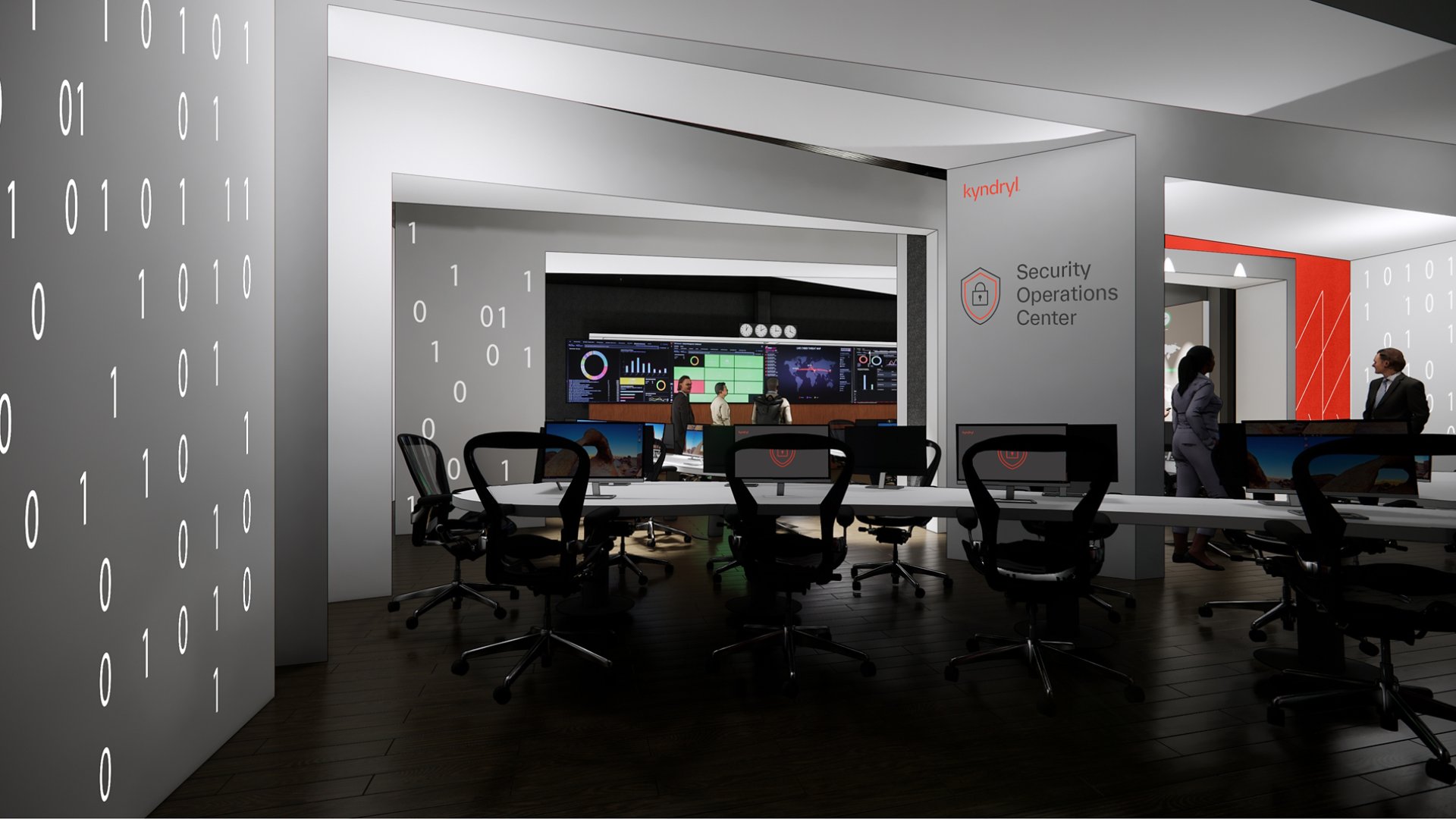 rendering of SOC workstations