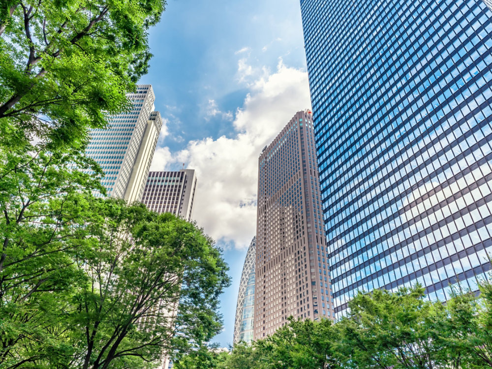 Japan, Asia, Tokyo - Japan, City, Office Building Exterior