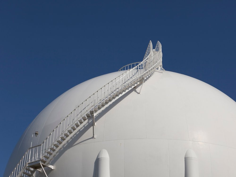 Petroleum Storage Tank on Petrochemical Plant