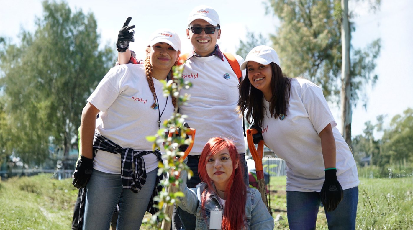 Sponsorship One Tree Planted volunteers planting sapling