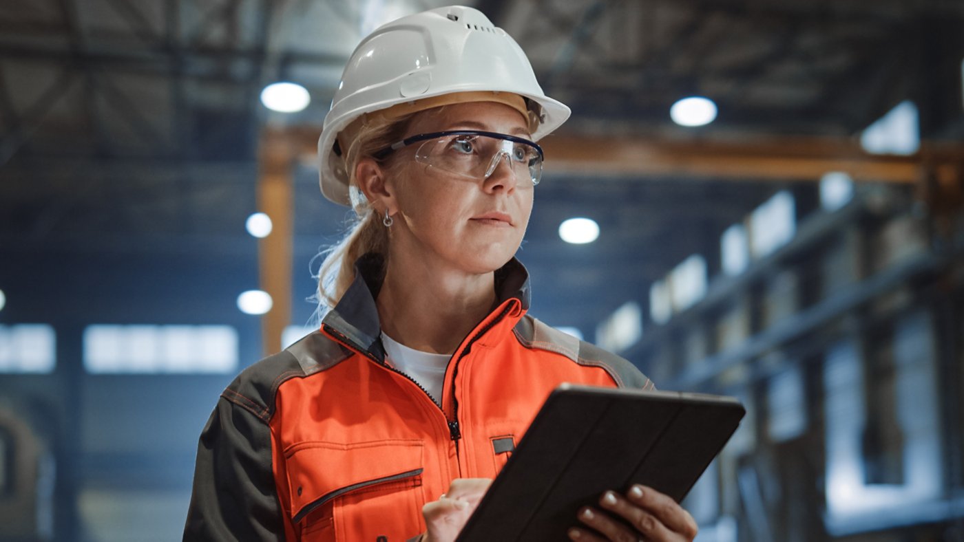 Steel worker