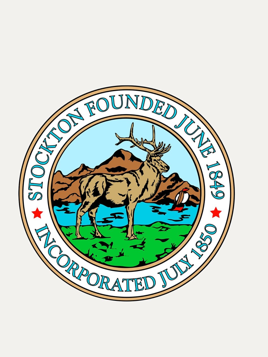 stockton city crest