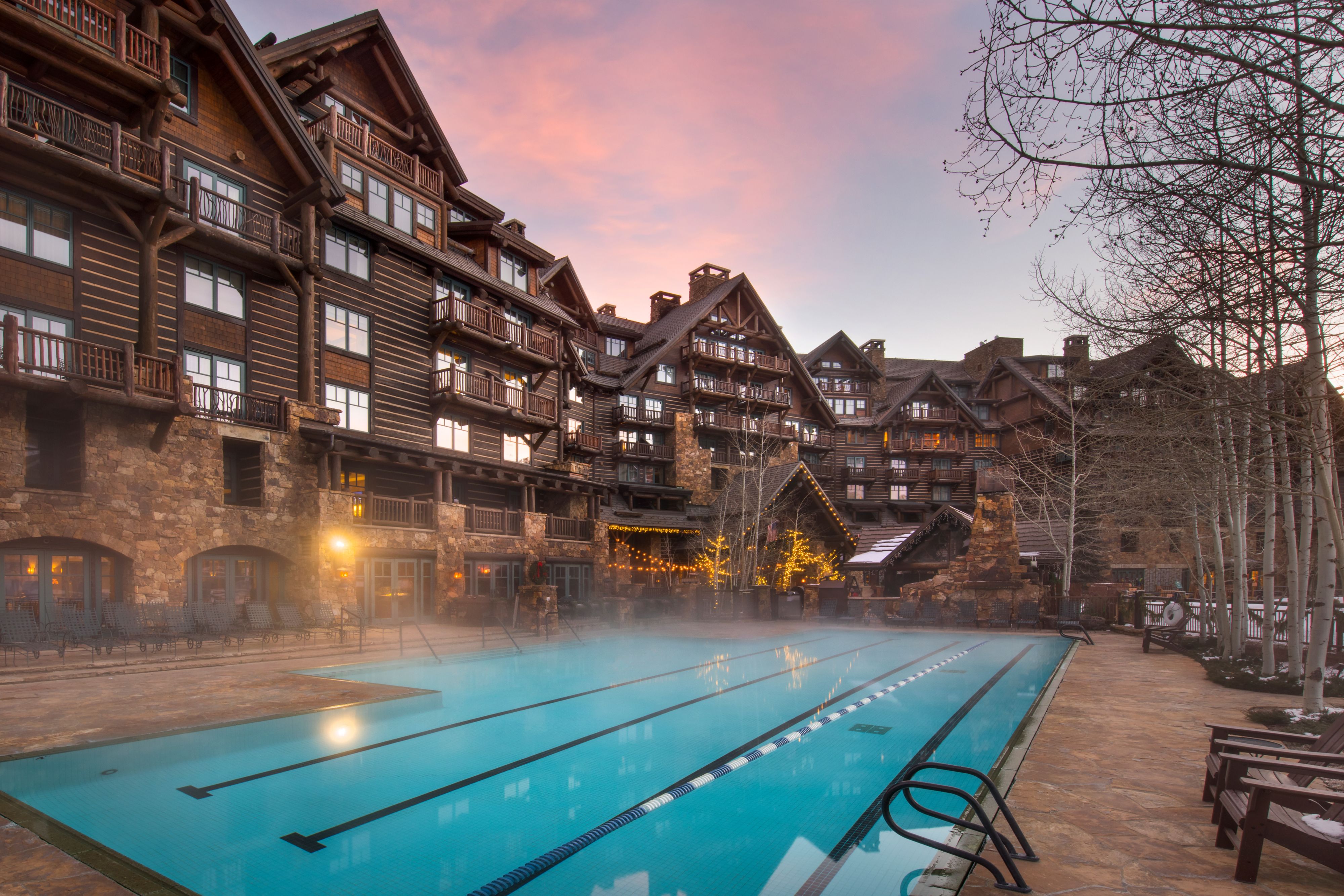 Snowmobiling In Vail The Ritz Carlton Bachelor Gulch   50546921 Ritzcarltonbgwinter Sunrisepool Classic Hor