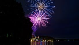 Fireworks over Lake Oconee