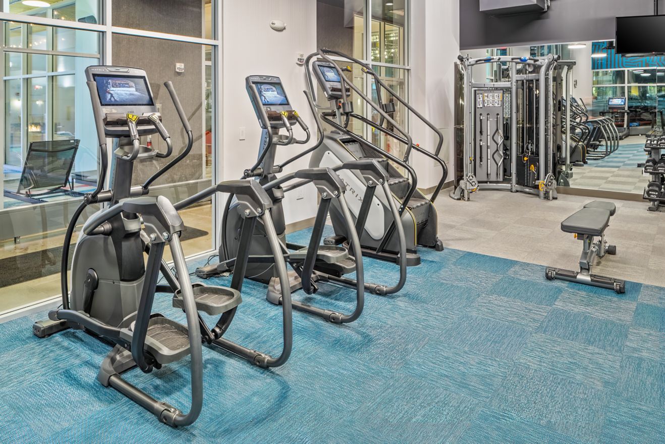 Stair master and workout machines 