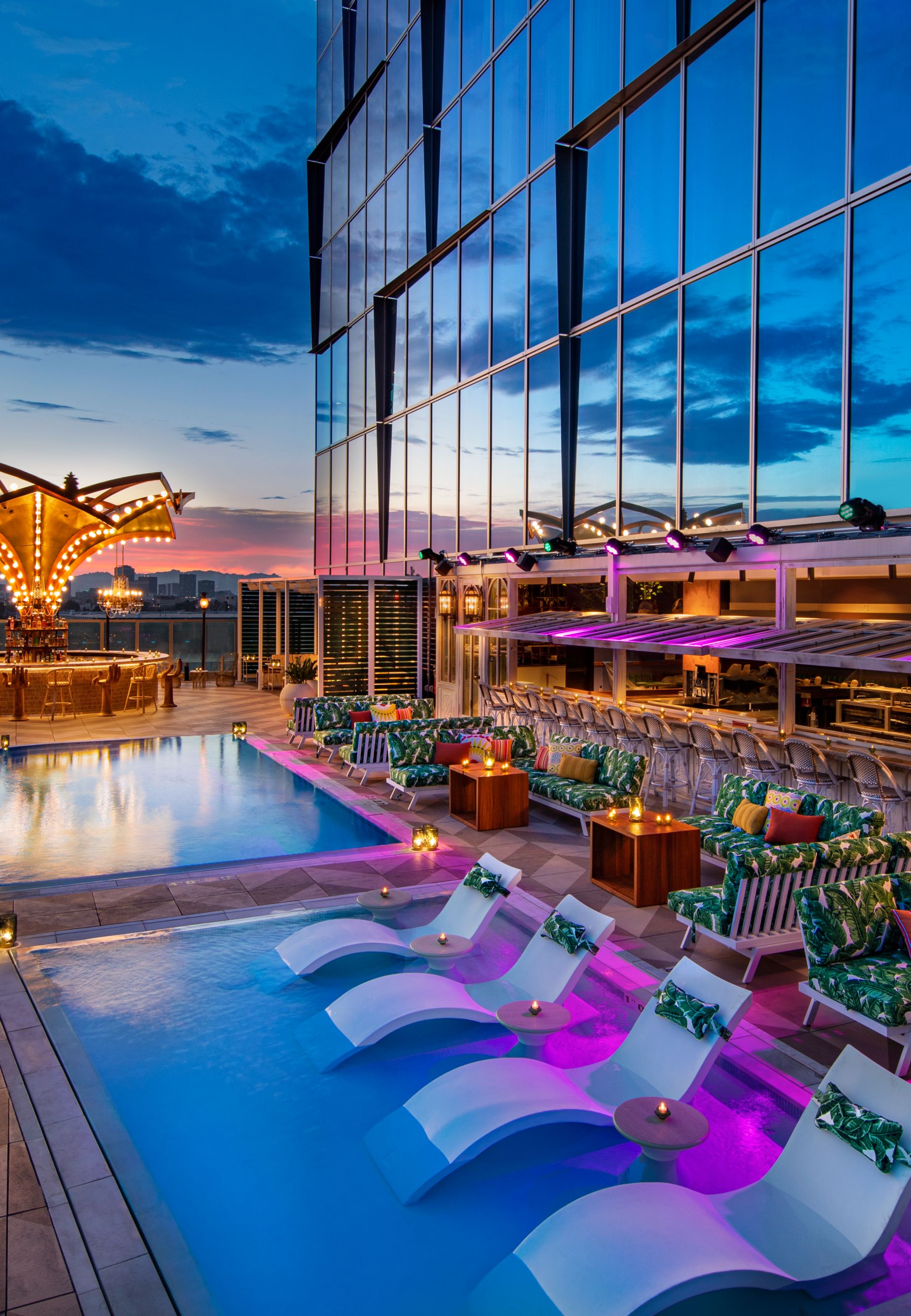 Pool deck and carousel 54