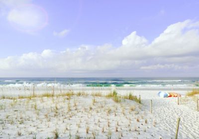 A beach during the day