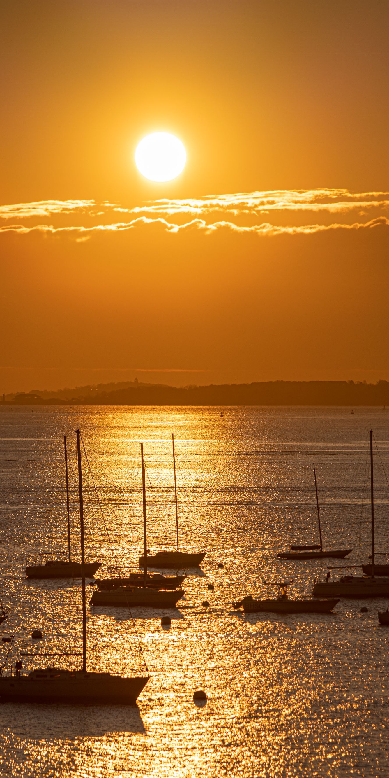 Boston Harbor Sunrise View