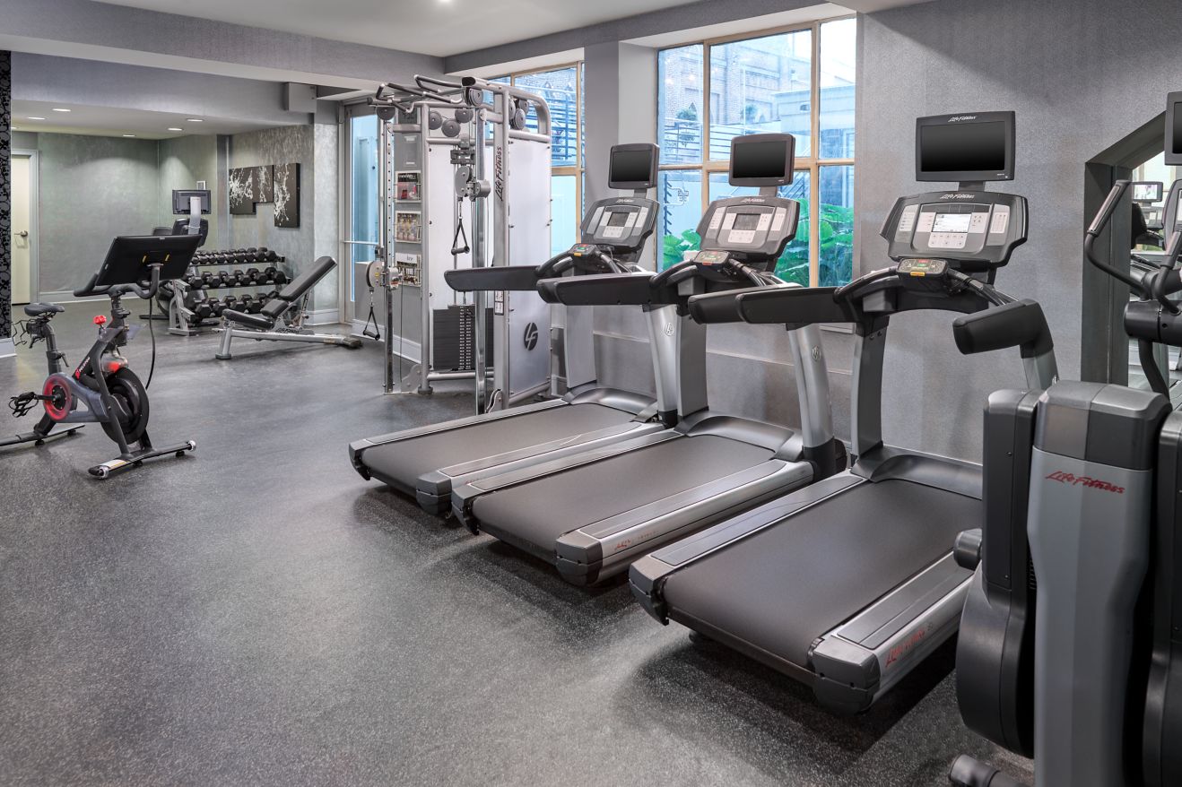 Fitness Center with state-of-the-art equipment and