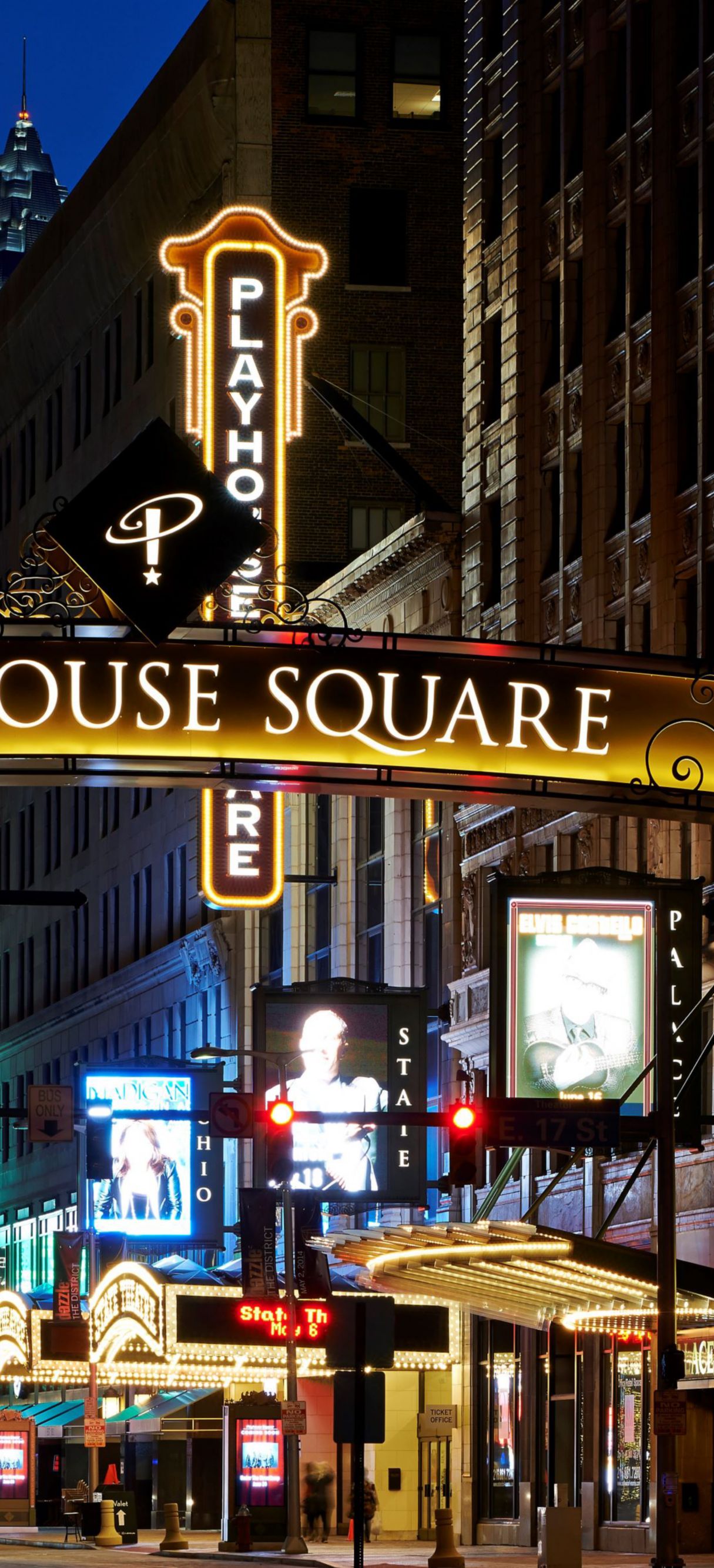 Playhouse square marquee sign