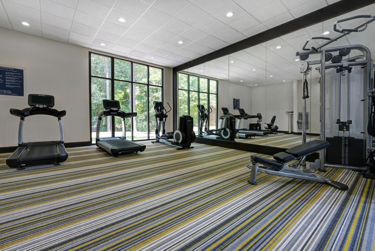 This Is A View Of Our Fitness Center.