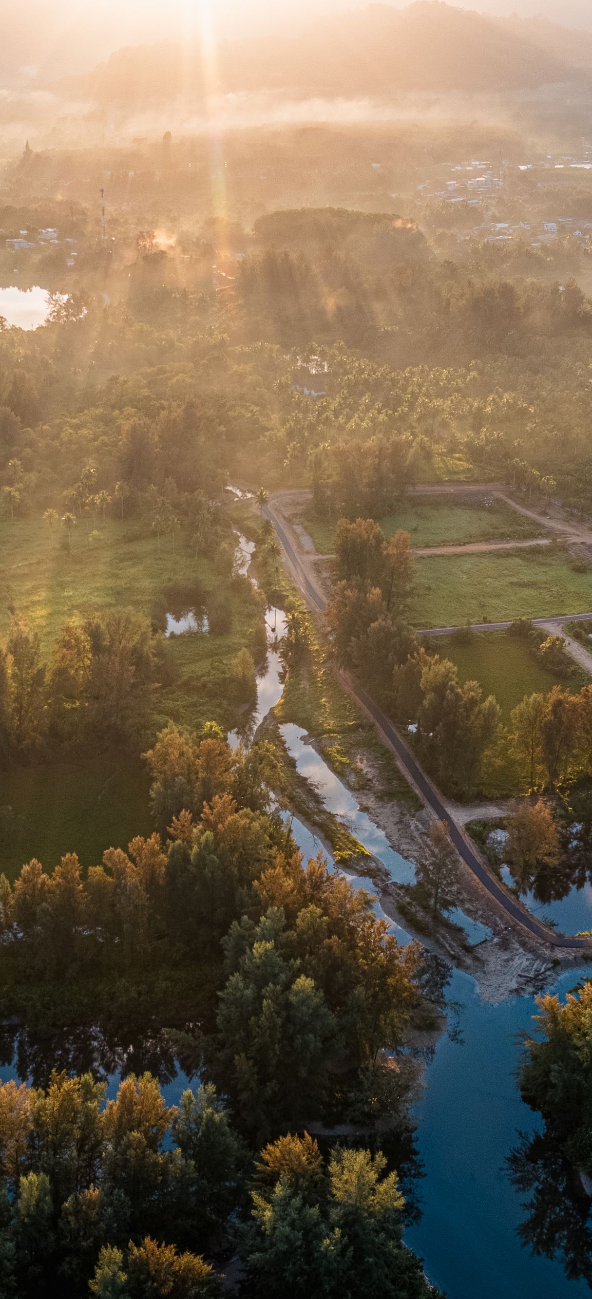 Farm aerial view