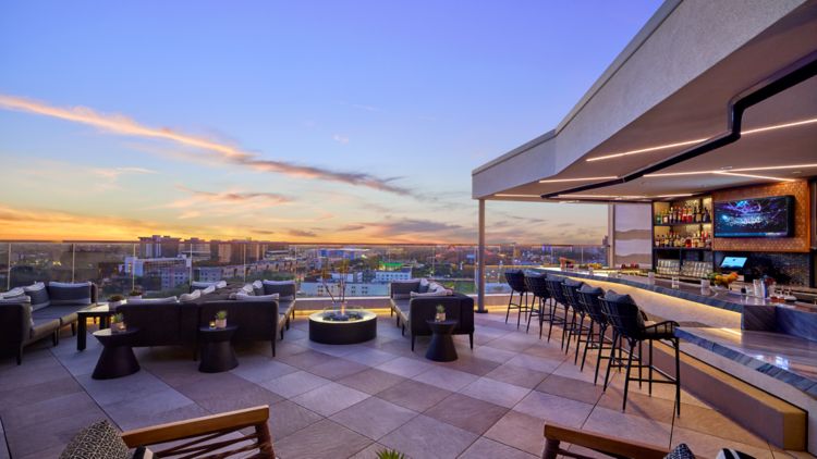 Parkestry Rooftop Bar - Sunset View