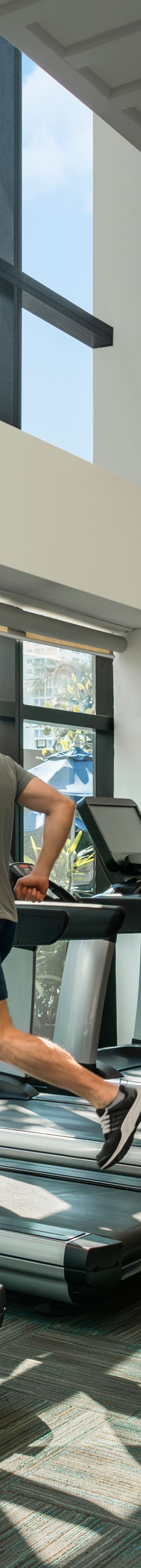 model-running-treadmill