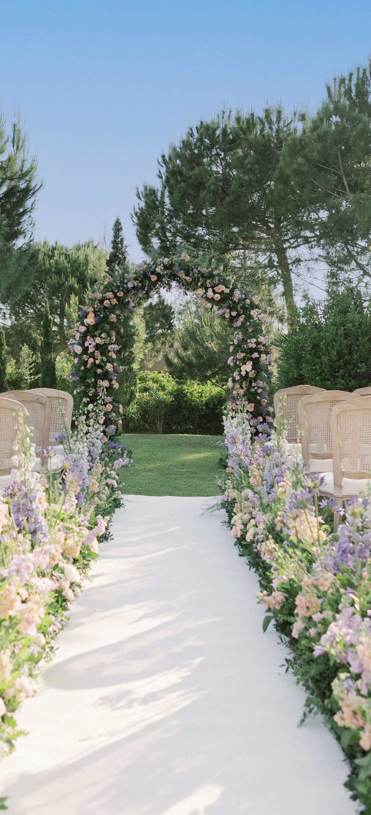 Outdoor wedding