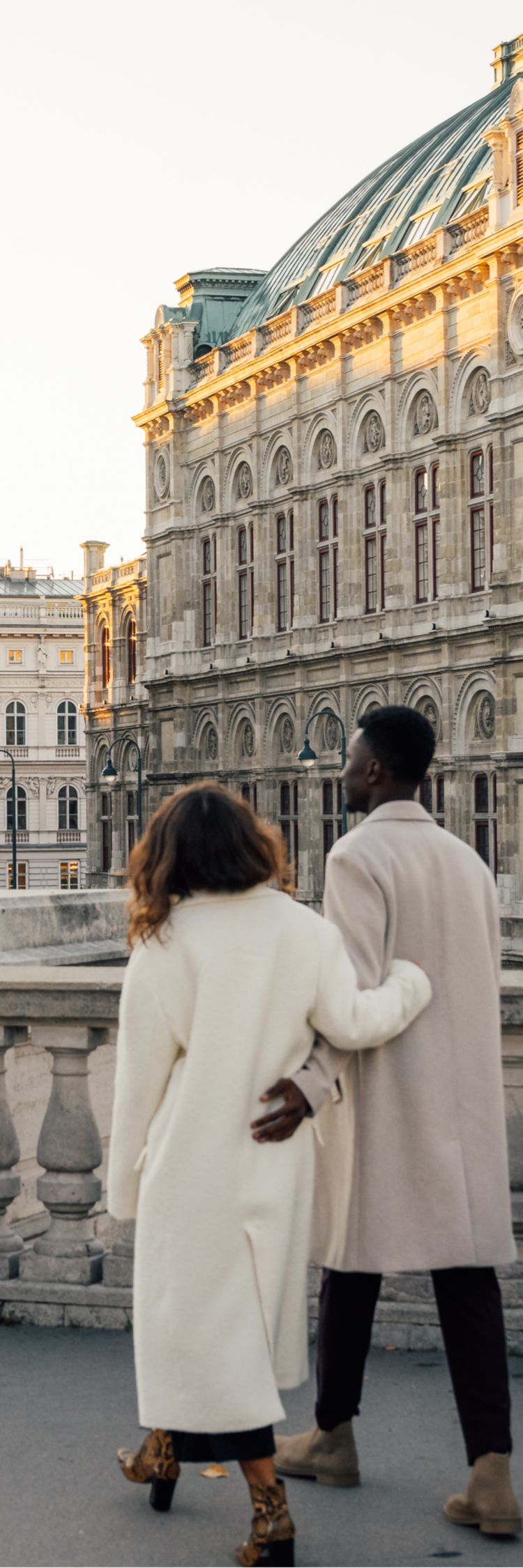 Couple at Albertina Museum 