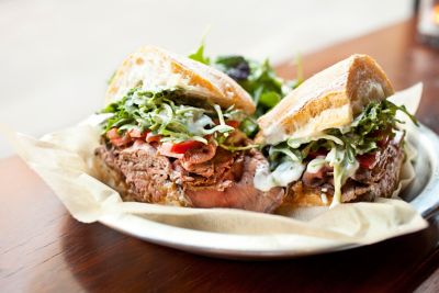 Mouth-watering sandwich